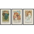 thumbnail image 1 of wall26 Framed Canvas Print Wall Art Set Alphonse Mucha Art Deco Flower Pattern Women Nature People Illustration Fine Art Decorative Retro Portrait for Living Room, Bedroom, Office - 24"x36", 1 of 5
