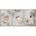 thumbnail image 1 of wall26 Framed Canvas Print Wall Art Set Duotone French Parisian Perfume Bottles Fashion Nature Photography Modern Art Floral Decorative Relax/Calm for Living Room, Bedroom, Office - 24"x36", 1 of 5