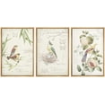 thumbnail image 1 of wall26 Framed Canvas Print Wall Art Set Forest Birds with Butterflies &amp; Typography Animals Wildlife Watercolor Modern Art Rustic Colorful Pastel for Living Room, Bedroom, Office - 24"x36&quo, 1 of 5