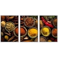 thumbnail image 1 of wall26 Framed Canvas Print Wall Art Set Indian Garam Masala Turmeric Spice Blend Food Kitchen &amp; Cooking Photography Realism Decorative Colorful for Living Room, Bedroom, Office - 24"x36&quot, 1 of 5