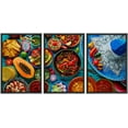 thumbnail image 1 of wall26 Framed Canvas Print Wall Art Set Mexican Inspired Food Variety Food Cultural Photography Realism Rustic Landscape Colorful Multicolor Ultra for Living Room, Bedroom, Office - 24"x36", 1 of 5