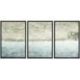 thumbnail image 1 of wall26 Framed Canvas Print Wall Art Set Minimal Pastel Duotone Paint Landscape Abstract Shapes Illustrations Modern Art Decorative Multicolor for Living Room, Bedroom, Office - 24"x36"x3 Bl, 1 of 5