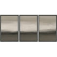 thumbnail image 1 of wall26 Framed Canvas Print Wall Art Set Pastel Duotone Gray Paint Stroke Landscape Abstract Shapes Illustration Modern Art Decorative Multicolor for Living Room, Bedroom, Office - 24"x36"x3, 1 of 5