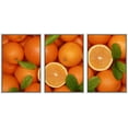 thumbnail image 1 of wall26 Framed Canvas Print Wall Art Set Sliced Orange Fruit Collage Fruit Dessert Photography Realism Contemporary Scenic Colorful Multicolor for Living Room, Bedroom, Office - 16"x24"x3 WH, 1 of 5