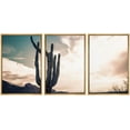thumbnail image 1 of wall26 Framed Canvas Print Wall Art Set Southwest Saguaro Cactus Phoenix, Arizona Nature Wilderness Realism Rustic Relax/Calm Nature Wildlife for Living Room, Bedroom, Office - 24"x36"x3 Na, 1 of 5