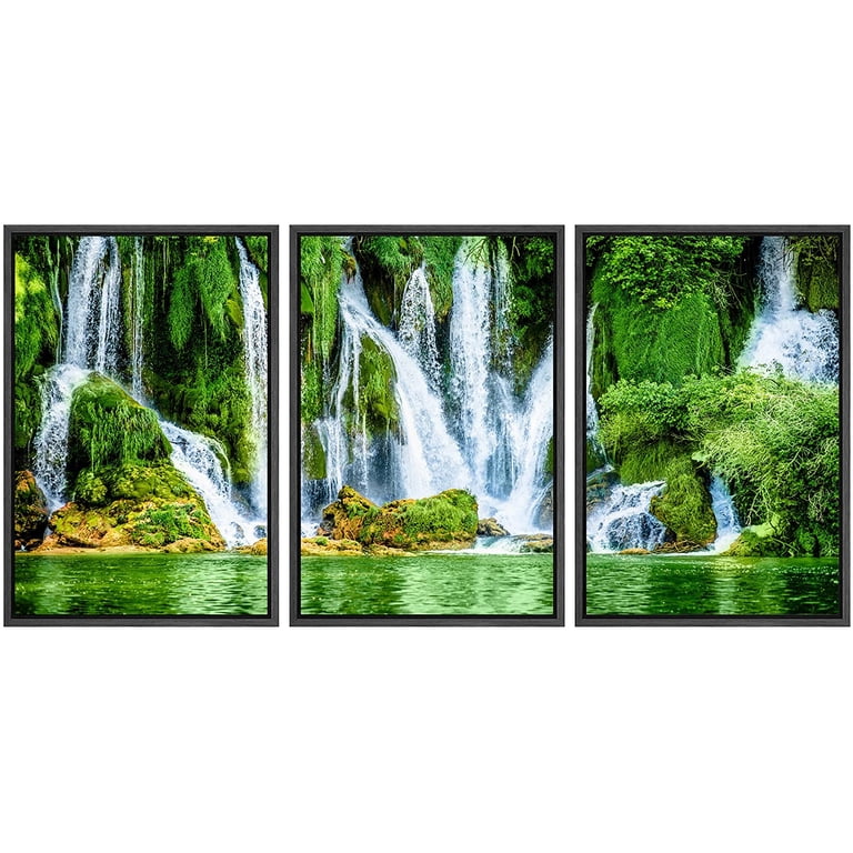 ウォール26 wall26 キャンバスアート 3点セット Tropical wall26 Framed Canvas Print Wall Art Set Tropical Island Jungle
