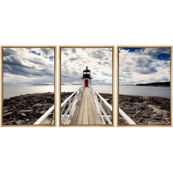 wall26 Framed Canvas Print Wall Art Set White Pebbles on Italian Beach Shore Nature Wilderness Photography Realism Rustic Colorful Travel Ultra for Living Room, Bedroom, Office - 16"x24"x3