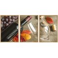 thumbnail image 1 of wall26 Framed Canvas Print Wall Art Set Wine Glass with Bottle &amp; Grapes Drinks Cocktails Photography Realism Chic Closeup Colorful Multicolor for Living Room, Bedroom, Office - 16&quot;x24&quot;x, 1 of 5