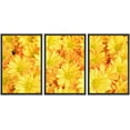 thumbnail image 1 of wall26 Framed Canvas Print Wall Art Set Yellow Daisy Field Collage Nature Wilderness Photography Modern Art Rustic Scenic Colorful Ultra for Living Room, Bedroom, Office - 24"x36"x3 Black, 1 of 5