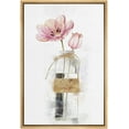 thumbnail image 1 of wall26 Framed Canvas Wall Art A Bouquet of Pink Tulips Flower in a Glass Botanical Plants Watercolor Abstract Modern Relax/Calm Pastel for Living Room, Bedroom, Office - 16x24 inches, 1 of 4
