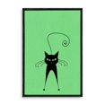 thumbnail image 1 of wall26 Framed Canvas Wall Art for Living Room, Bedroom Cat Illustration XII Canvas Prints for Home Decoration Ready to Hang - 24x36 inches, 1 of 4
