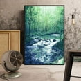 thumbnail image 1 of wall26 Framed Canvas Wall Art for Living Room, Bedroom Dazzling Forest River Canvas Prints for Home Decoration Ready to Hang - 24x36 inches, 1 of 4