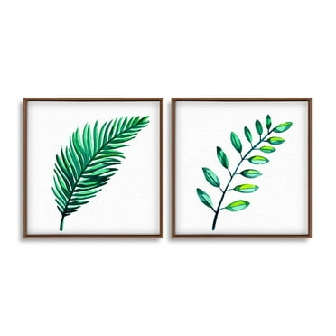 wall26 Framed Canvas Wall Art for Living Room, Bedroom Plant Theme Canvas Prints for Home Decoration Ready to Hang - 16&quot;x16&quot;x2 Panels