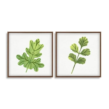 wall26 Framed Canvas Wall Art for Living Room, Bedroom Plant Theme Canvas Prints for Home Decoration Ready to Hang - 16&quot;x16&quot;x2 Panels