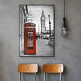 thumbnail image 1 of wall26 Framed Canvas Wall Art for Living Room, Bedroom Red Telephone Booth on a Street Canvas Prints for Home Decoration Ready to Hang - 16x24 inches, 1 of 4
