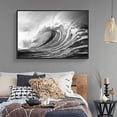 thumbnail image 1 of wall26 Framed Canvas Wall Art for Living Room, Bedroom Rising Waves II Canvas Prints for Home Decoration Ready to Hang - 16x24 inches, 1 of 4