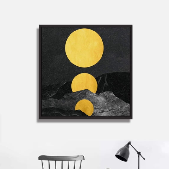 wall26 Framed Canvas Wall Art for Living Room, Bedroom Texture Canvas Prints for Home Decoration Ready to Hang - 16x16 inches