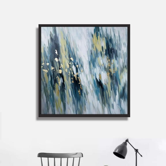 wall26 Framed Canvas Wall Art for Living Room, Bedroom Texture Canvas Prints for Home Decoration Ready to Hang - 24x24 inches