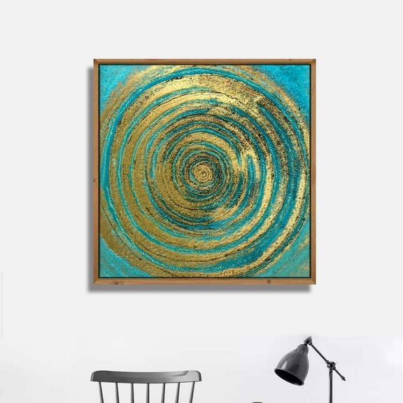 wall26 Framed Canvas Wall Art for Living Room, Bedroom Texture Canvas Prints for Home Decoration Ready to Hang - 24x24 inches