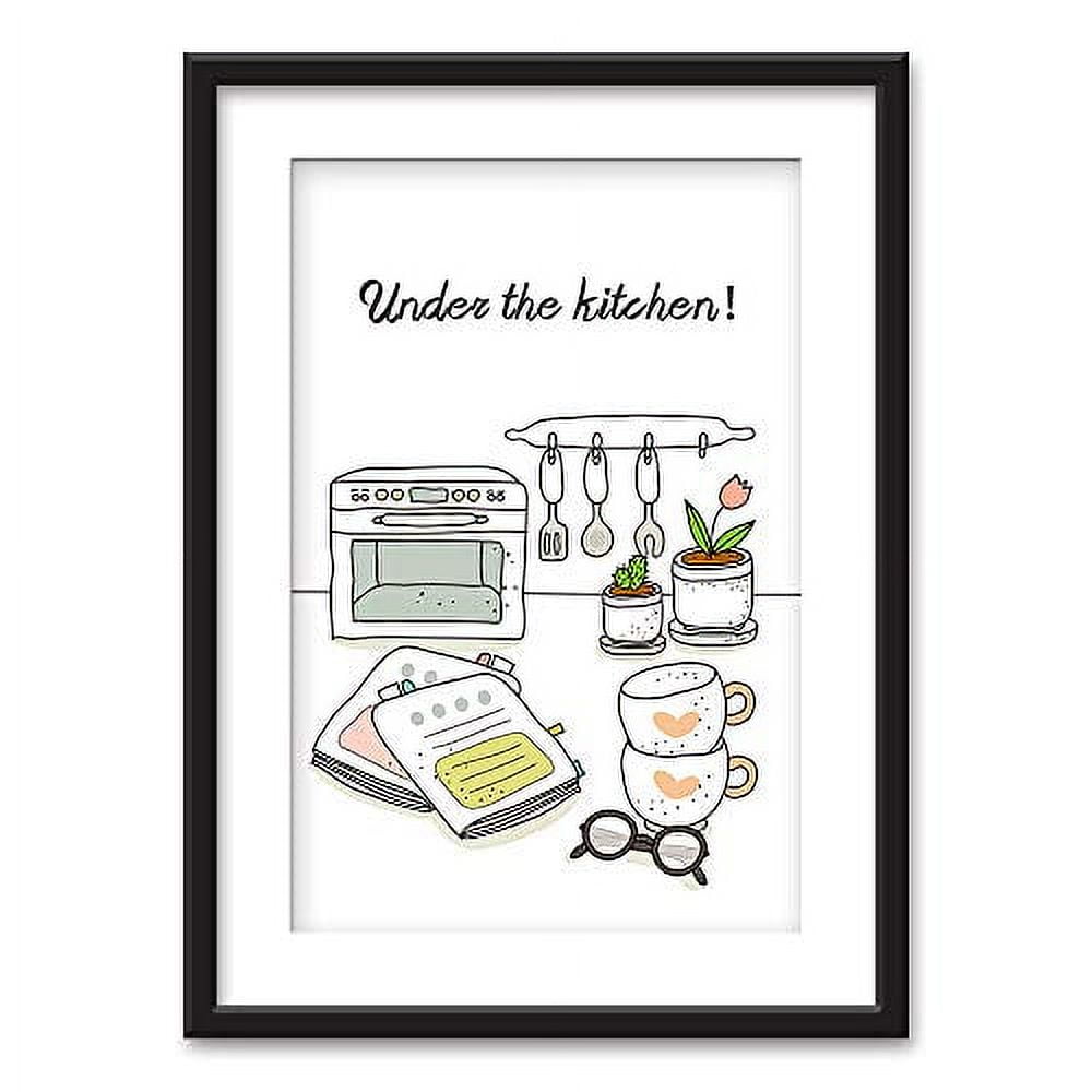 wall26 Framed Wall Art Kitchen Wares Kitchen Wall Decoration