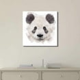 thumbnail image 1 of wall26 - Fun and Colorful Splattered Watercolor Panda Bear - Canvas Art Home Art - 16x16 inches, 1 of 4