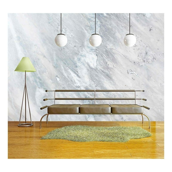 wall26 - Gray Marble - Removable Wall Mural | Self-Adhesive Large Wallpaper - 66x96 inches