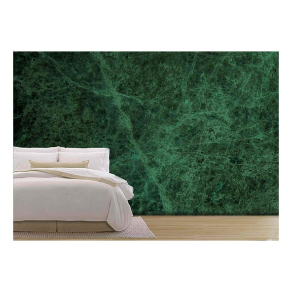 wall26 - Green Marble Texture Background High Res - Removable Wall Mural | Self-Adhesive Large Wallpaper - 66x96 inches