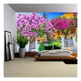 thumbnail image 1 of wall26 - House with Bougainvillea - Removable Wall Mural | Self-Adhesive Large Wallpaper - 100x144 inches, 1 of 5