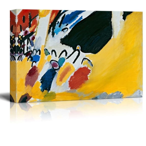 wall26 - Impression III by Wassily Kandinsky - Canvas Print Wall Art Famous Painting Reproduction - 12" x 18"
