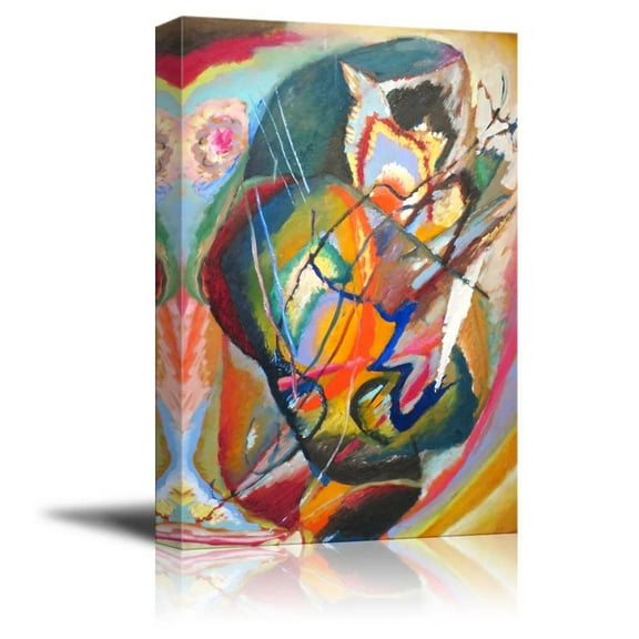 wall26 - Improvisation III by Wassily Kandinsky - Canvas Art Wall Art -32"x48"