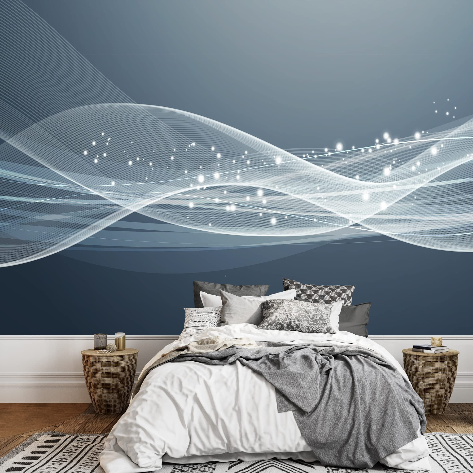 wall26 - Large Wall Mural - Gorgeous Lines and Patterns | Self-Adhesive  Vinyl Wallpaper/Removable Modern Decorating Wall Art - 100\u0026quot; x  144\u0026quot; - Walmart.com, image size:2000x2000