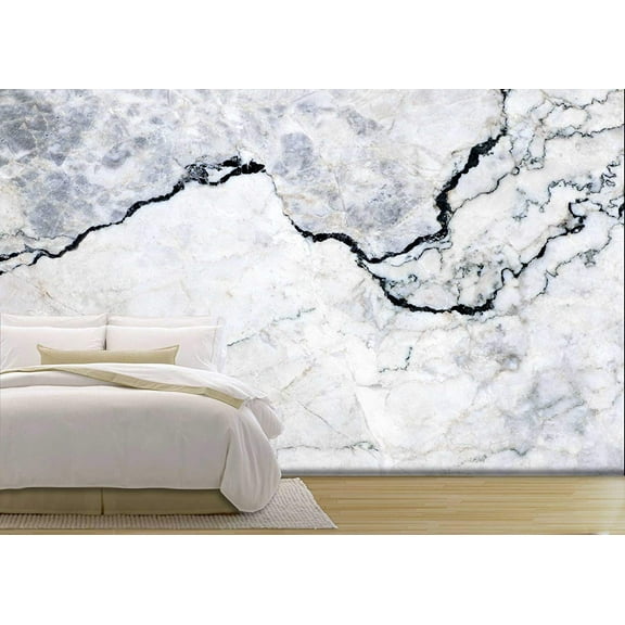wall26 Marble Texture Background Pattern with High Resolution - Removable Wall Mural | Self-adhesive Large Wallpaper - 100x144 inches