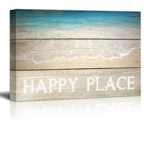 wall26 - Marine Theme Canvas Wall Art - Beautiful Beach - Giclee Print Modern Wall Art | Stretched Gallery Wrap Ready to Hang Home Decoration - 12x18 inches