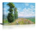 thumbnail image 1 of wall26 Meadow with Poplars by Claude Monet - Impressionist Modern Art - Canvas Art Home Art -12x18 inches, 1 of 4
