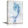 thumbnail image 1 of wall26 - Mermaid Picture on Vintage Background - Canvas Art Wall Decor - 24"x36", 1 of 4