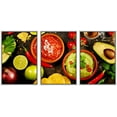thumbnail image 1 of wall26 - Mexican Food Concept - Framed Canvas Art Wall Art - 16"x24"x3 WHITE, 1 of 5