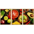 thumbnail image 1 of wall26 - Mexican Food Concept - Framed Canvas Art Wall Art - 24"x36"x3 NATURAL, 1 of 5