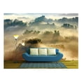 thumbnail image 1 of wall26 - Morning Sunshine with Fog - Removable Wall Mural | Self-Adhesive Large Wallpaper - 66x96 inches, 1 of 6