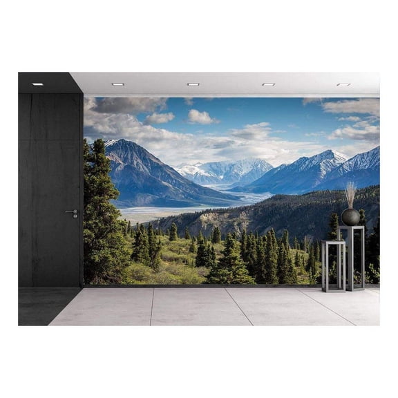wall26 - Mt. Fuji and Reflection on a Perfectly Smooth Lake - Landscape - Wall Mural, Removable Sticker, Home Decor (100"x144", Artwork - 0120)