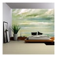 thumbnail image 1 of wall26 - Original Oil Painting of The Malibu Beach Shore - Removable Wall Mural | Self-Adhesive Large Wallpaper - 66x96 inches, 1 of 6