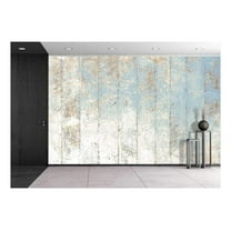 wall26 - Painted Wood Background Blue - Removable Wall Mural | Self-Adhesive Large Wallpaper - 100x144 inches