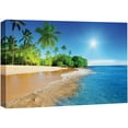thumbnail image 1 of wall26 - Palm Trees on Tropical Beach Vacation - Canvas Art Home Art - 16x24 inches, 1 of 5
