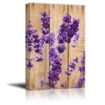thumbnail image 1 of wall26 - Photograph of Purple Perennial Flowers Over Wood Panels - Nature - Canvas Art Home Art - 16x24 inches, 1 of 4