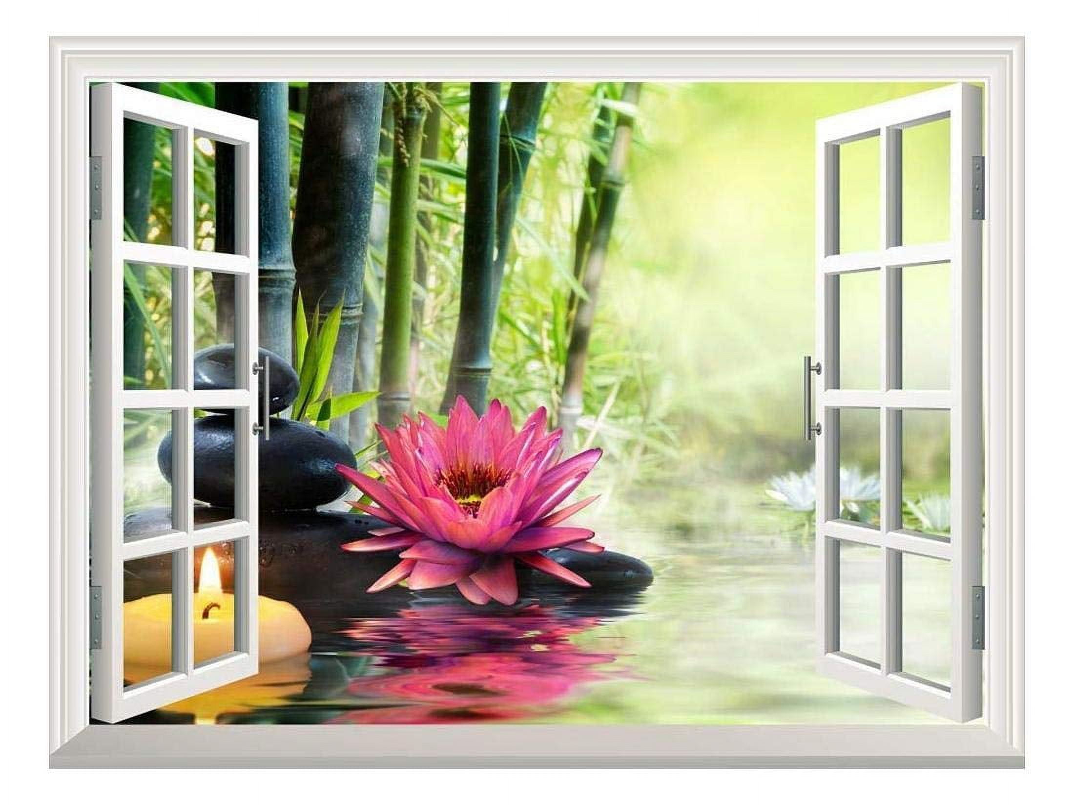 wall26 Removable Wall Sticker/Wall Mural Massage in Nature Lily