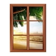 thumbnail image 1 of wall26 Removable Wall Sticker/Wall Mural - Palm Tree and Tropical Beach - Creative Window View Vinyl Sticker - 36"x48", 1 of 7