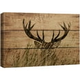 thumbnail image 1 of wall26 - Rustic Canvas Wall Art - Elk Antler - Giclee Print Modern Wall Art | Stretched Gallery Wrap Ready to Hang Home Decoration - 24x36 inches, 1 of 6
