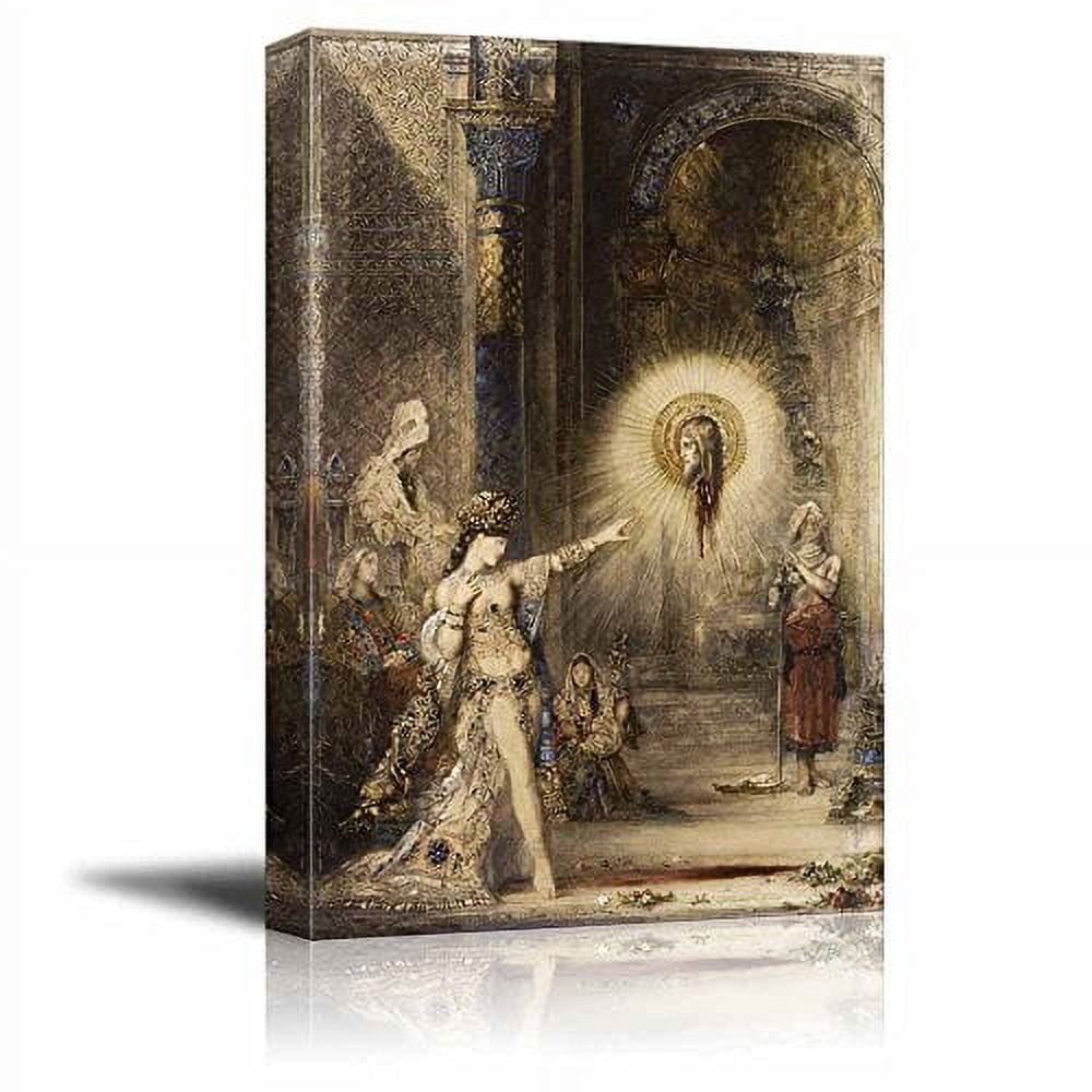wall26 Salome and The Apparition of The Baptist's Head by Gustave Moreau Canvas Print Wall