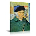 thumbnail image 1 of wall26 - Self-Portrait with Bandaged Ear by Vincent Van Gogh Canvas Print Wall Art Famous Painting Reproduction - 24" x 36", 1 of 4