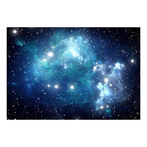 wall26 - Shades of Blue Glaxy in a Sea of Stars - Wall Mural, Removable Sticker, Home Decor - 66x96 inches