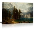 thumbnail image 1 of wall26 Sierra Nevada in California Albert Bierstadt Giclee Canvas Prints Wrapped Gallery Wall Art, Stretched & Framed Ready to Hang 32" x 48", 1 of 3